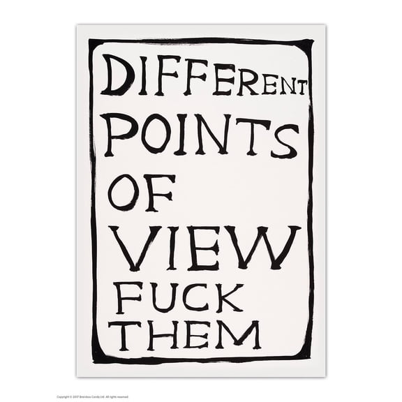 Postcard - Funny A6 Print - Different Points Of View