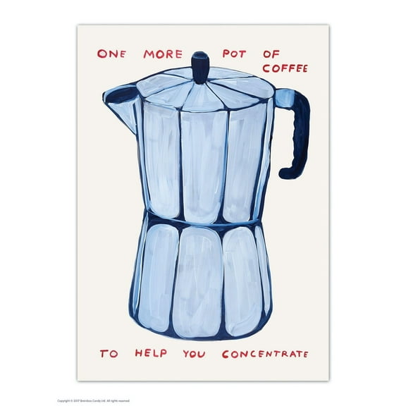 Postcard - Funny A6 Print - Funny Pot Of Coffee