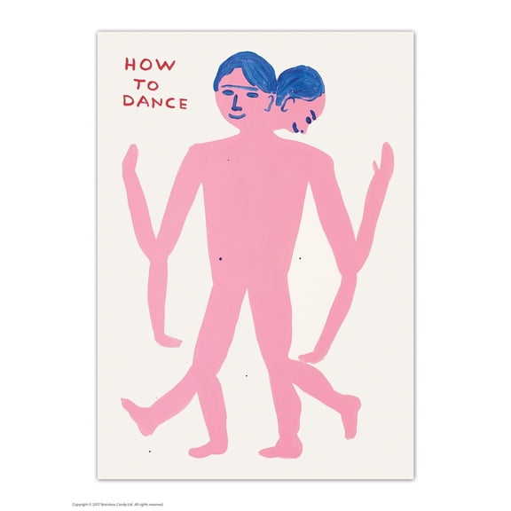 Postcard - Funny A6 Print - How To Dance