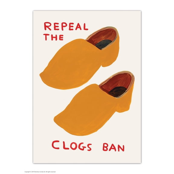 Postcard - Funny A6 Print - Repeal The Clogs Ban