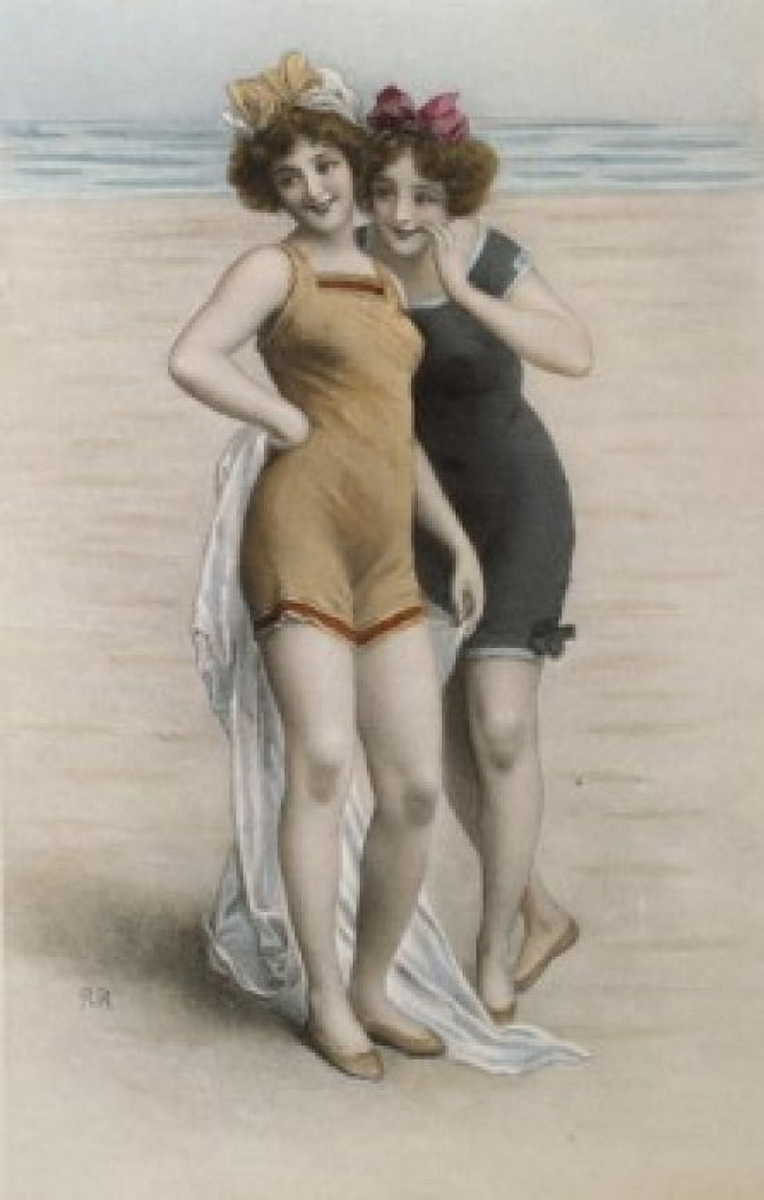 Postcard ca1900 Nostalgia Cards Canvas Art - (18 x 24)