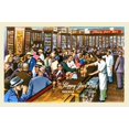 thumbnail image 1 of Postcard promoting Sloppy Joe's Bar in Havana, Cuba. Poster Print by Curt Teich & Company (18 x 24), 1 of 1