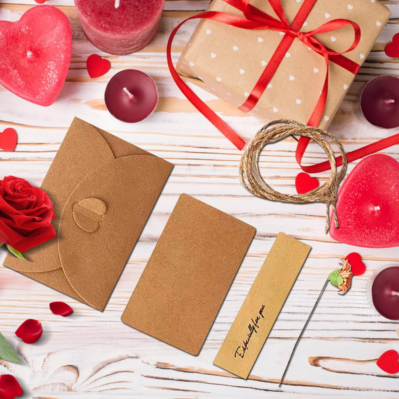 Postcards Lot Huge Valentine's Day Cards Contain Envelopes With Dried