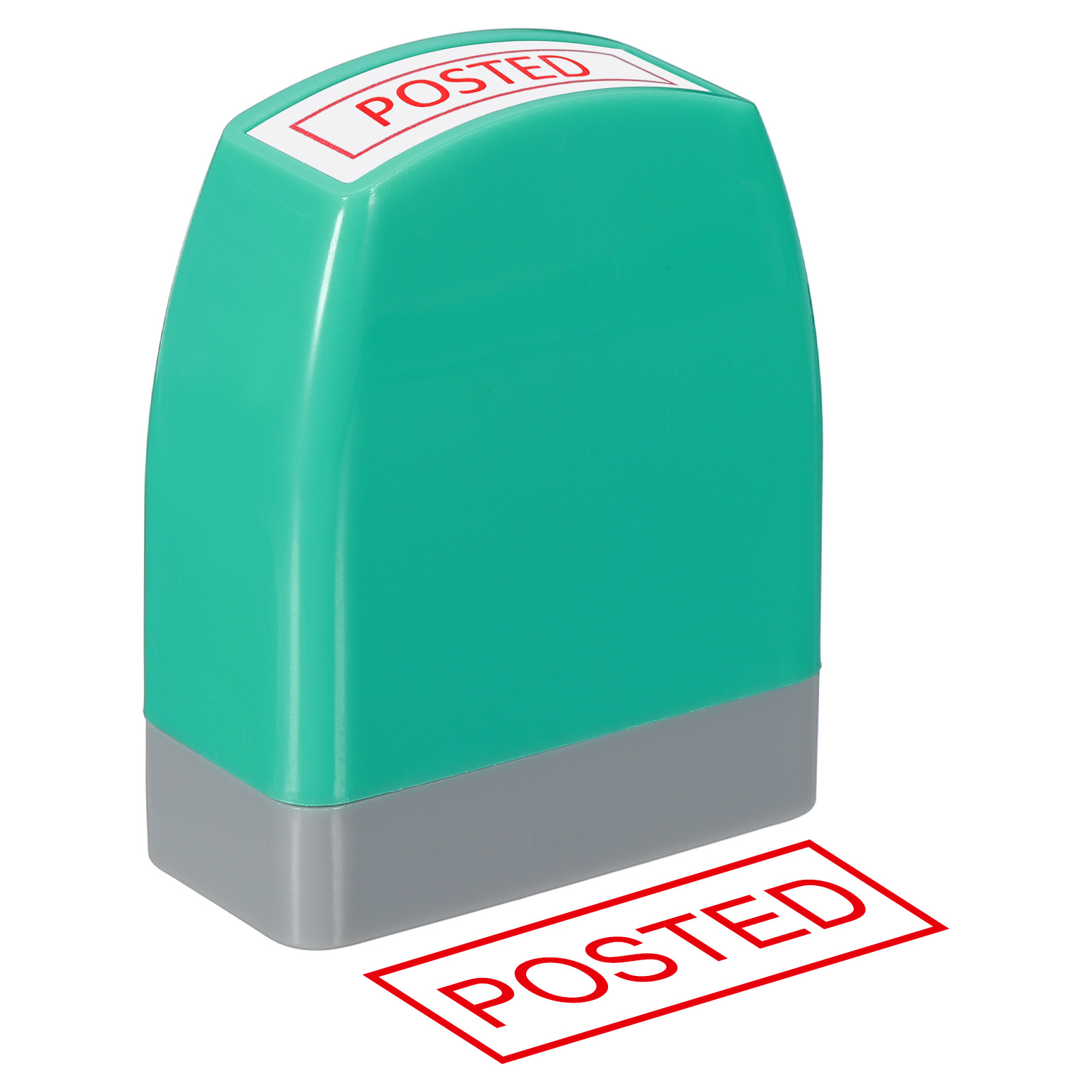Posted Notice Stamp Self Inking Red Ink Office Stamps Pre Inked Message 
