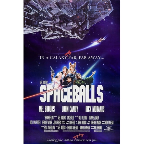 Poster 1987 Spaceballs-ZEUS DECOR - 12X18, UNFRAMED