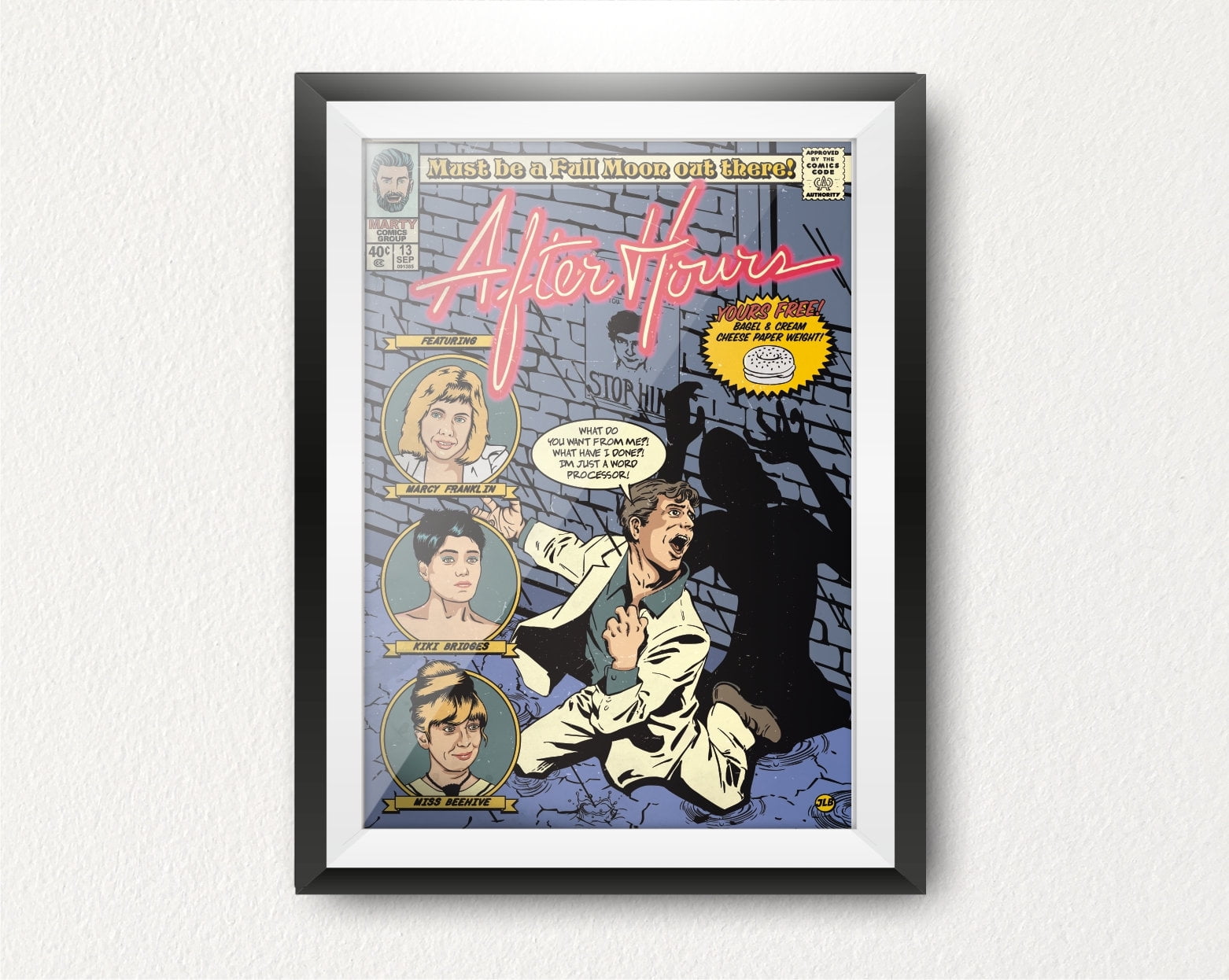 Poster 80s Cult Movie Inspired Limited Edition Print. Cult, Classic