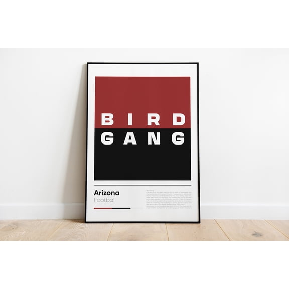 Poster ARIZONA CARDINALS Poster , Nfl Iconic Printed Poster Collection, Wall Art-UNFRAMED