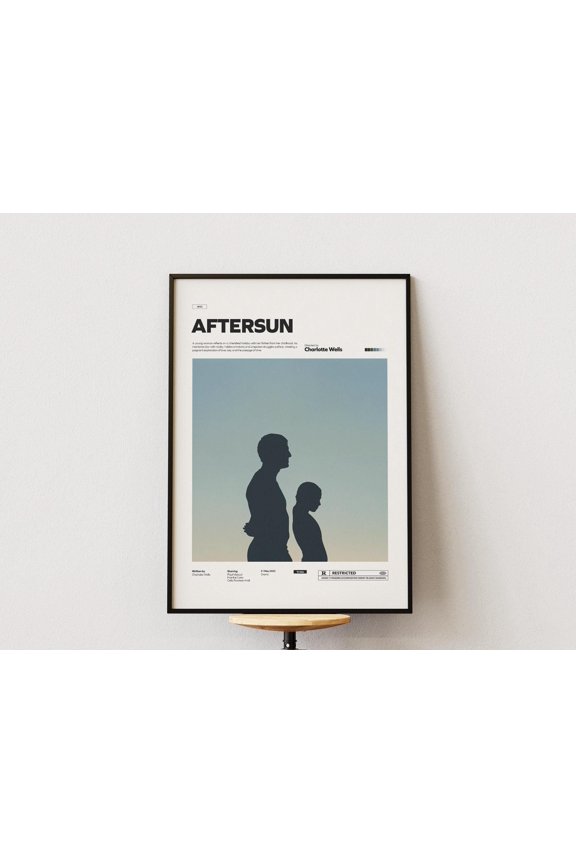 Poster Aftersun Film Poster | Charlotte Wells'S Aftersun Movie Poster Print | Paul Mescal Poster | Alternative Movie Poster | Cinematic Wall Decor 24X36, UNFRAMED