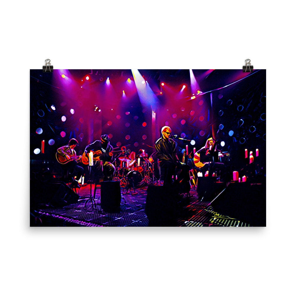 Poster Alice in Chains Unplugged - LIMITED EDITION Print-UNFRAMED ...