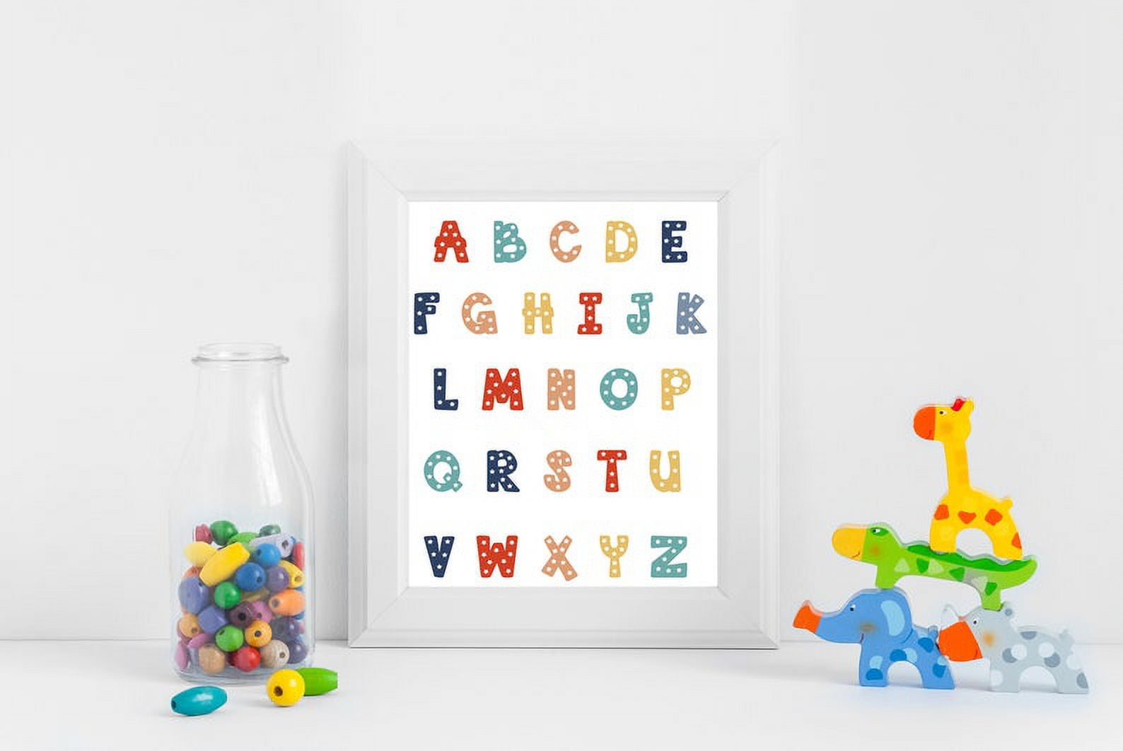 Poster Alphabet Poster , nursery decor , Wall art , Alphabet Wall Art ...