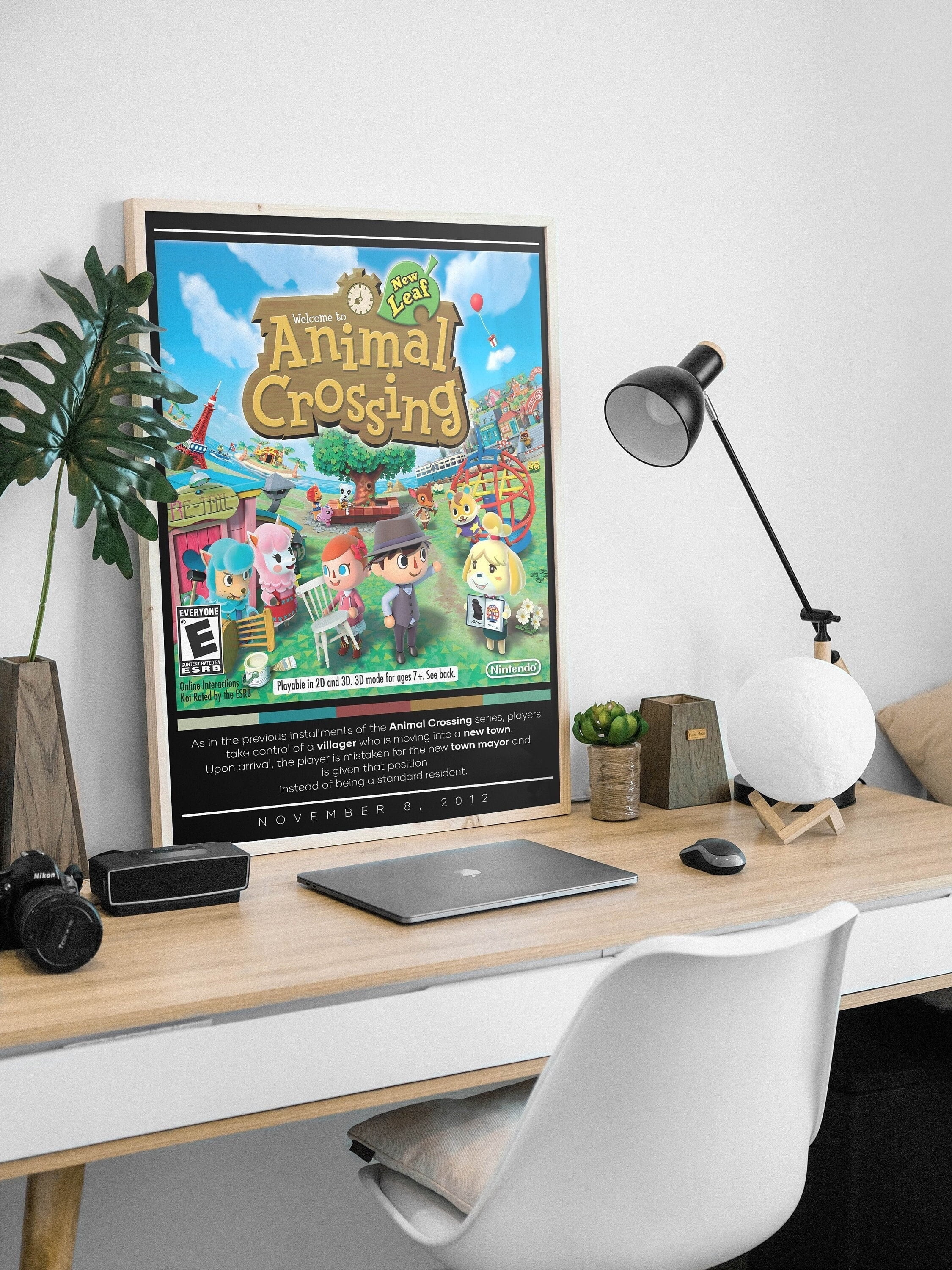Poster Animal Crossing New Leaf Poster Print Gaming Poster Room