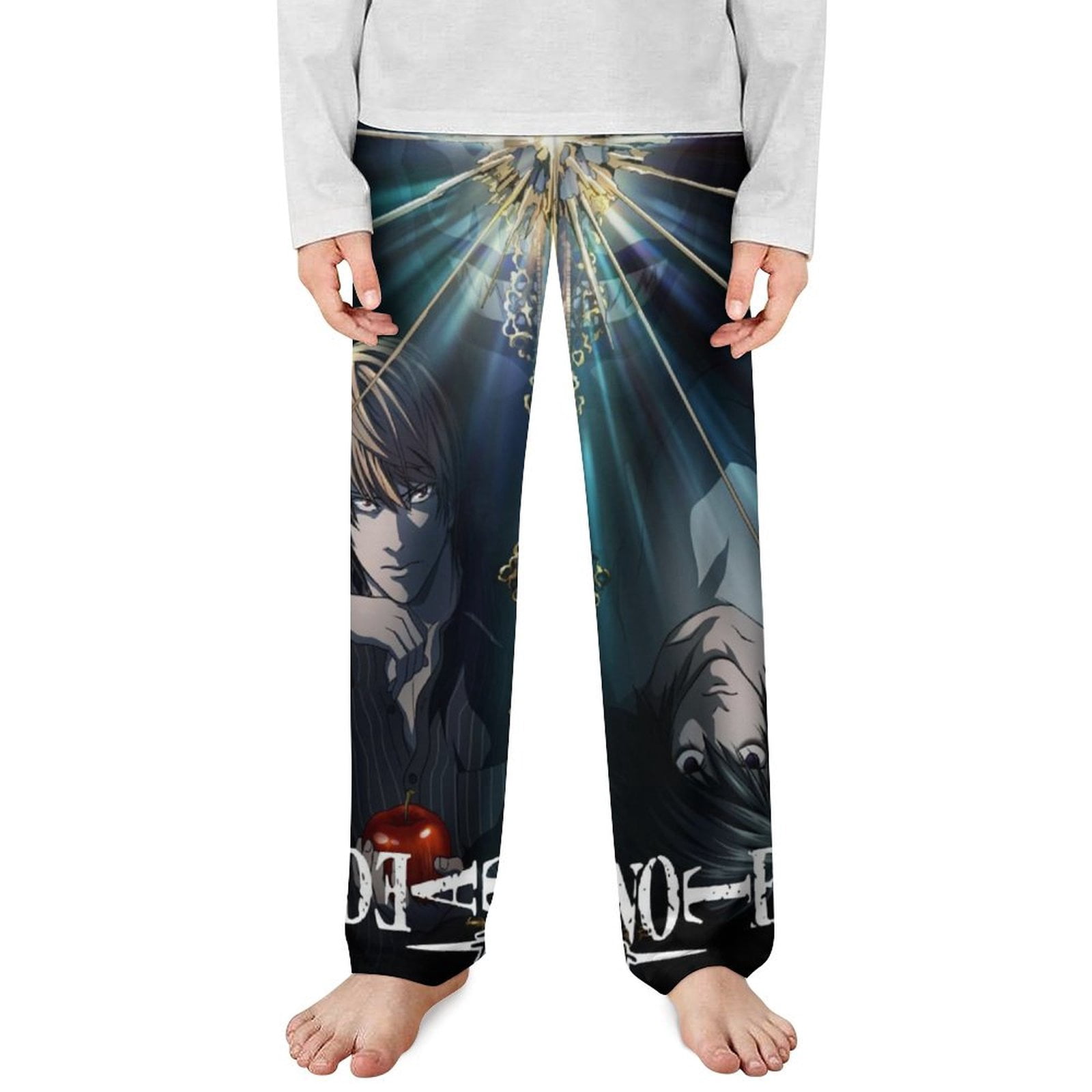 Poster Anime Death Note Children's Pajamas Cozy Lounge Straight Leg ...