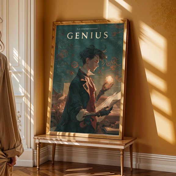 Poster Arcane Viktor Poster, Steampunk Laboratory Wall Art, Print, Dark Academia Decor 12X18, UNFRAMED