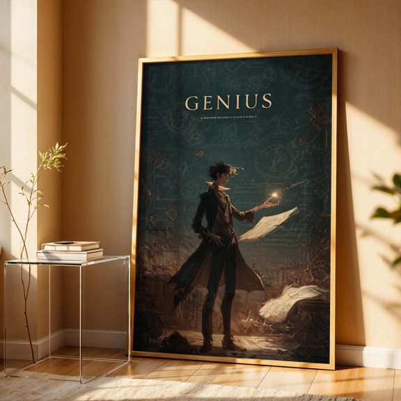 Poster Arcane Viktor Poster, Steampunk Laboratory Wall Art, Print, Dark Academia Decor 16X24, UNFRAMED