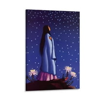 Poster Art R.C. Gorman Artworks Picture Print Poster Wall Art Painting Canvas Gift Decor Home Posters Decorative 16x24inch(40x60cm)