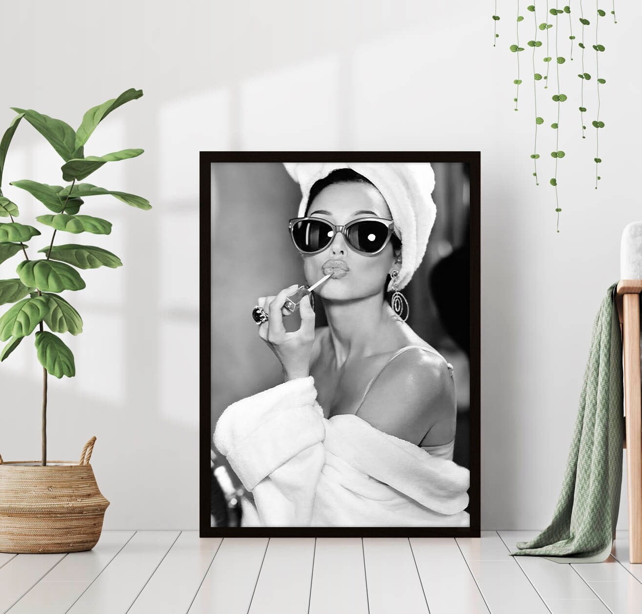 Poster Audrey Hepburn Breakfast at Tiffany's Poster Black and White