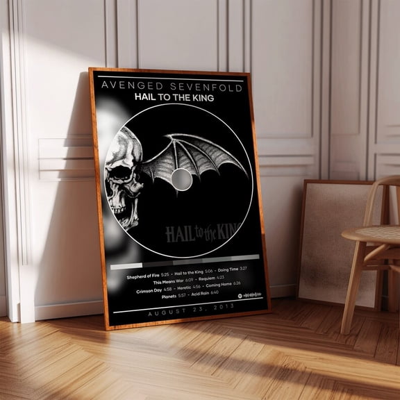 Poster Avenged Sevenfold Poster | Hail to the King Poster | Album Poster Print | Album Cover Poster | Metal Music Poster | Room Decor | Music Gift-UNFRAMED