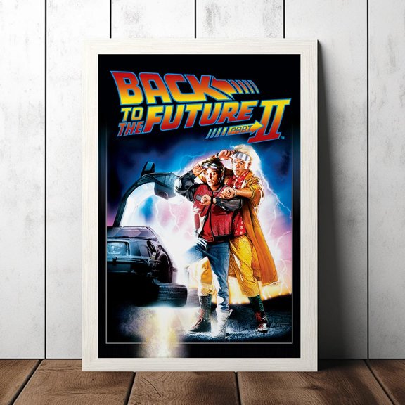 Poster Back to the Future Part II (1989) Classic Movie Poster - Film Fan Collectibles - Vintage Movie Poster - Home Decor - Wall Art WINXIE DECOR - 8X12, UNFRAMED