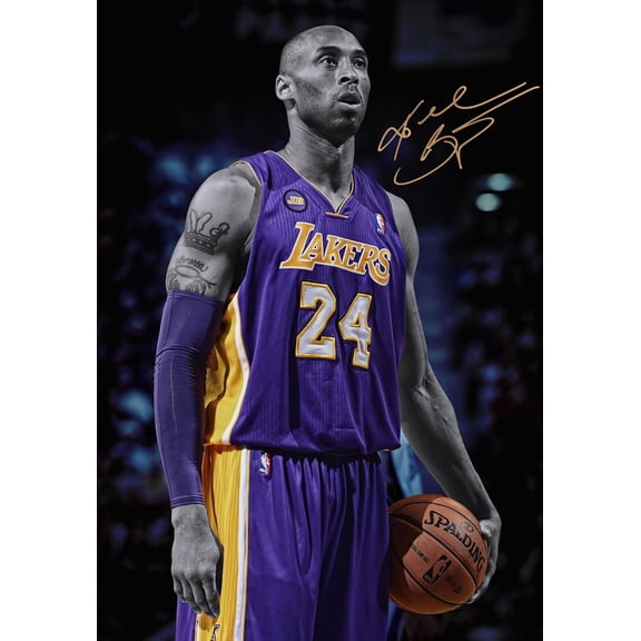 Poster Basketballer 16x24inch Poster Kobe Bryant Artwork Basketball Stars Poster Print Frameless Art Gift 40x60cm Paper