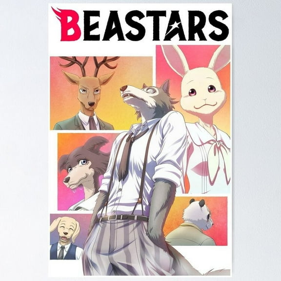 Kna Prints - Poster Beastars 1.0 - No Framed, Vintage Wall Art, Trendy Retro Print, Positive Quote Poster, Room Decor, Wall Art, Wall Art, UNFRAMED-8x12