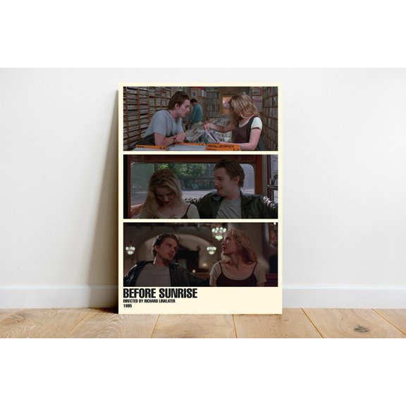 Poster Before Sunrise - Curated Film Stills Poster 12X18, UNFRAMED