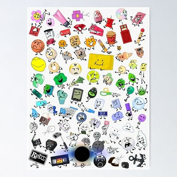 Poster Bfb And Tpot Full Cast - No Framed, Vintage Wall Art, Trendy Retro Print, Positive Quote Poster, Room Decor, Wall Art, 8x12