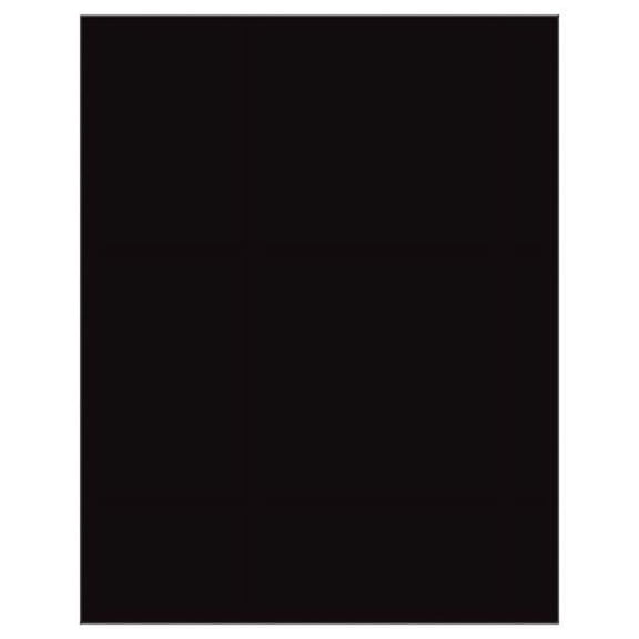 Poster Board 18 Point Coated 22 x 28 Black, 25 Count