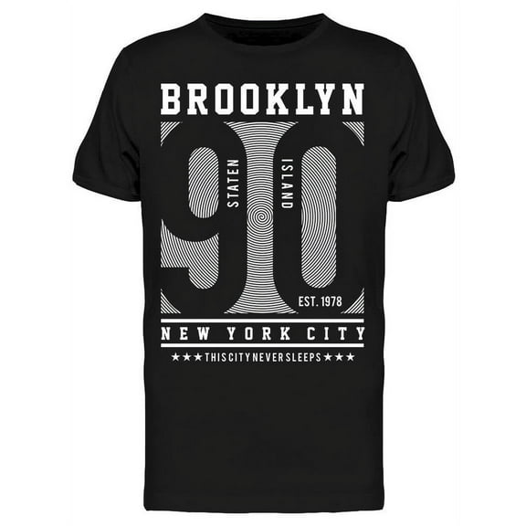 Poster. Brooklyn 90 T-Shirt Men -Image by Shutterstock, Male XX-Large