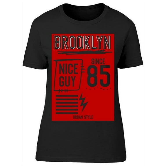 Poster: Brooklyn Nice Guy Tee Women's -Image by Shutterstock