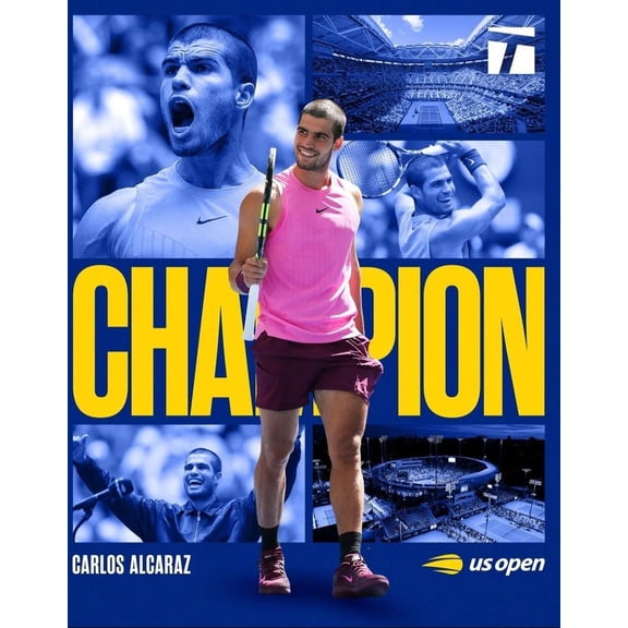 Poster Carlos Alcaraz Is The US Open 2025 Champion And Back To World No1 PosterZEUS DECOR - 12X18, UNFRAMED