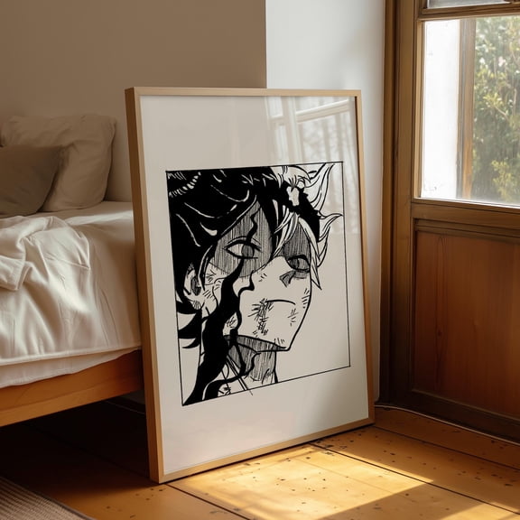 Poster Clover Poster / Character / Manga Digital Art Product / Fan Art / Handmade / Poster 8X12, UNFRAMED