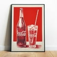 thumbnail image 1 of Poster Coca-Cola Wall Art Printable Coke Poster Print Vintage Bar Poster Digital Wall Art Cola Bottle Download Kitchen Print Retro Posters 50S 60S - No Framed, Vintage Wall Art, Hot Trend!, 8x12, 1 of 2