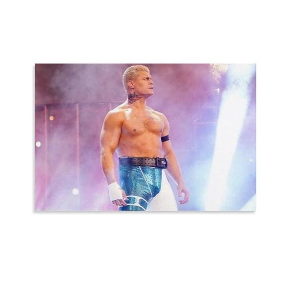 Poster Cody Rhodes Wrestling Posters Art Print Wall Photo Paint Poster Hanging Picture Family Bedroom Decor Gift 12x18inch(30x45cm)