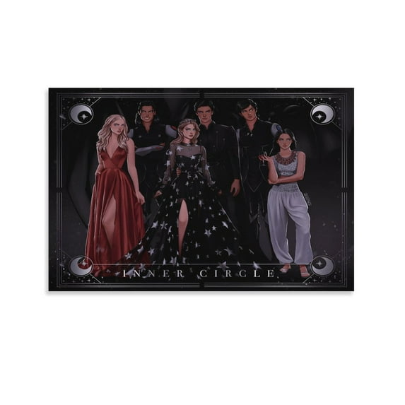 Poster of A Court of Thorns And Roses by Sarah J. Maas for Adult Fantasy Novels Poster (6) Poster Decorative Painting Canvas Wall Art Living Room Posters Bedroom Painting 12x18inch(30x45cm)