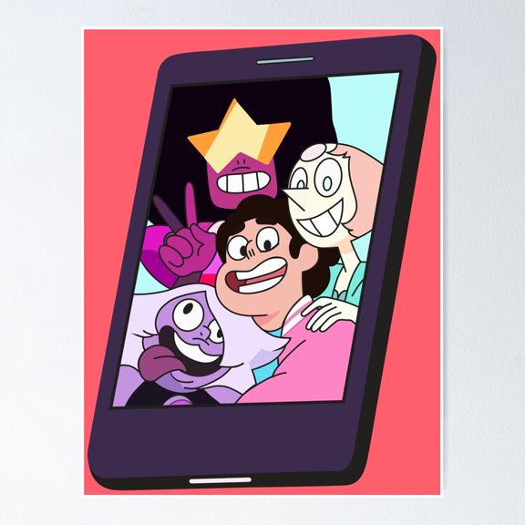 Poster Crystal Gems - No Framed, Vintage Wall Art, Trendy Retro Print, Positive Quote Poster, Room Decor, Wall Art, 12x18