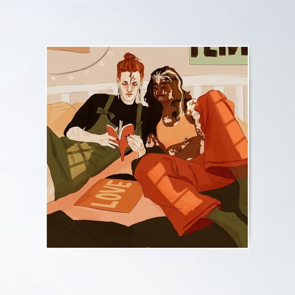 Poster Date Morning - No Framed, Vintage Wall Art, Trendy Retro Print, Positive Quote Poster, Room Decor, Wall Art, 8x12