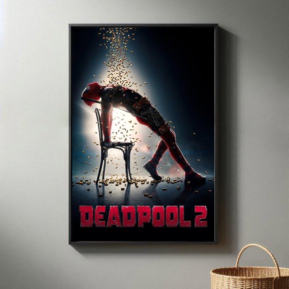 Poster Deadpool 2 Movie Poster Print 2024 Movie Poster | Modern Room Decorative Arts | Popular Film Gift 16X24, UNFRAMED