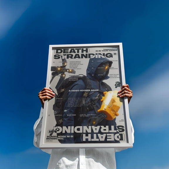 Poster Death Stranding Fan Art Poster Print, Futuristic Sci-Fi Poster, Gaming Wall Art Decoration By Hideo Kojima, Gaming Wall Art Print 8X12, UNFRAMED