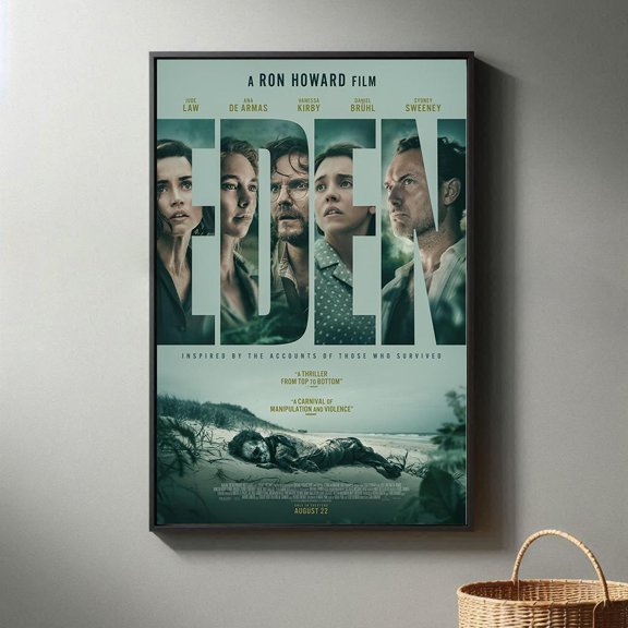 Poster Eden Movie Poster Print 2025 Movie Poster | Modern Room Decorative Arts | Popular Film Gift 8X12, UNFRAMED