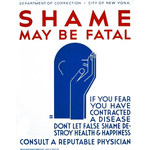 Poster Encouraging Persons With Syphilis To Seek Proper Treatment As Soon As Possible History