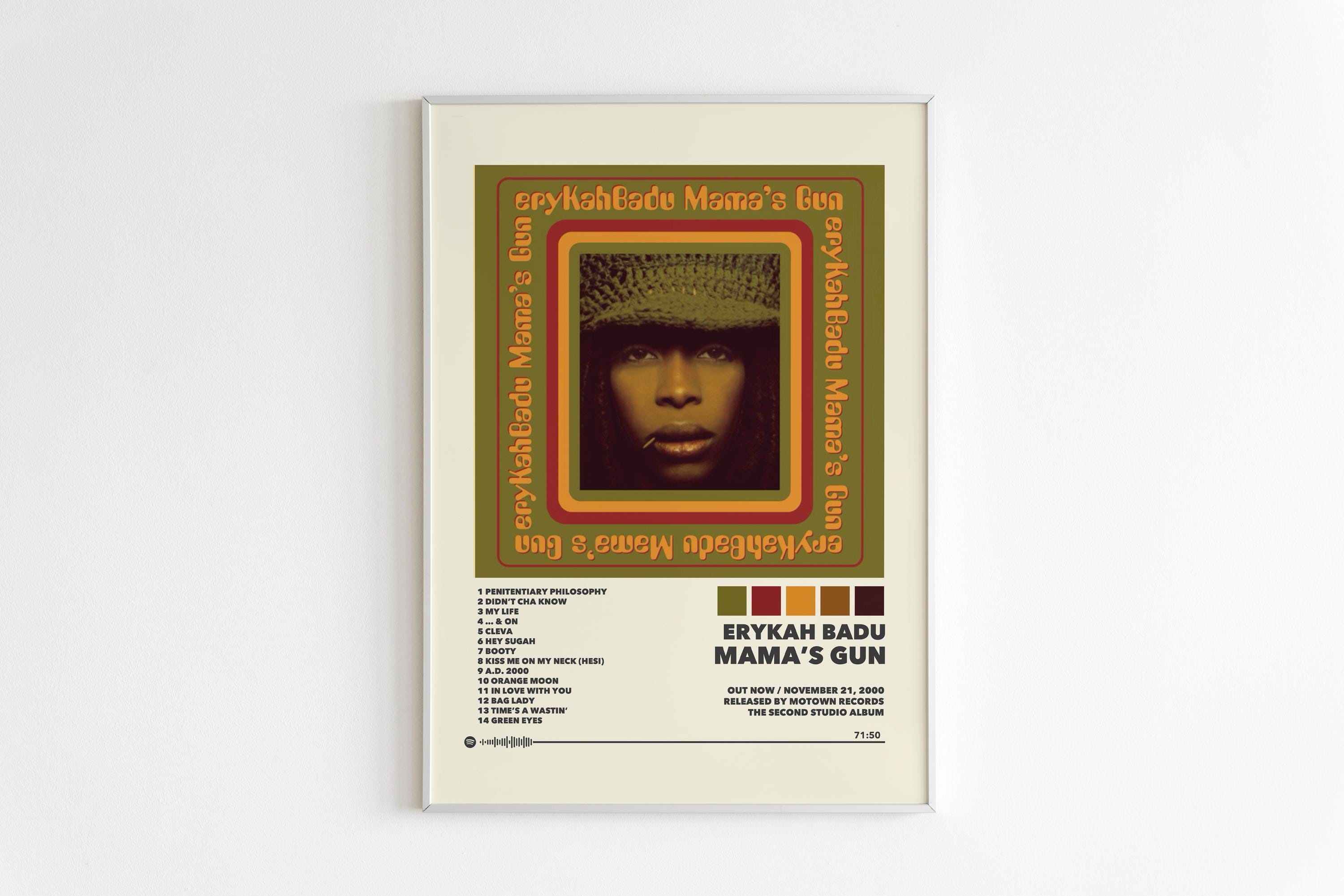 Poster Erykah Badu Poster s / MamaÃ¢â‚¬â„¢s Gun Poster , Erykah Badu ...