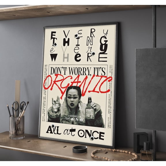 Poster Everything Everywhere All At Once Movie Poster, High Quality Wall Art, Home Decor, Perfect Gift, Unframed Poster 24X36, UNFRAMED