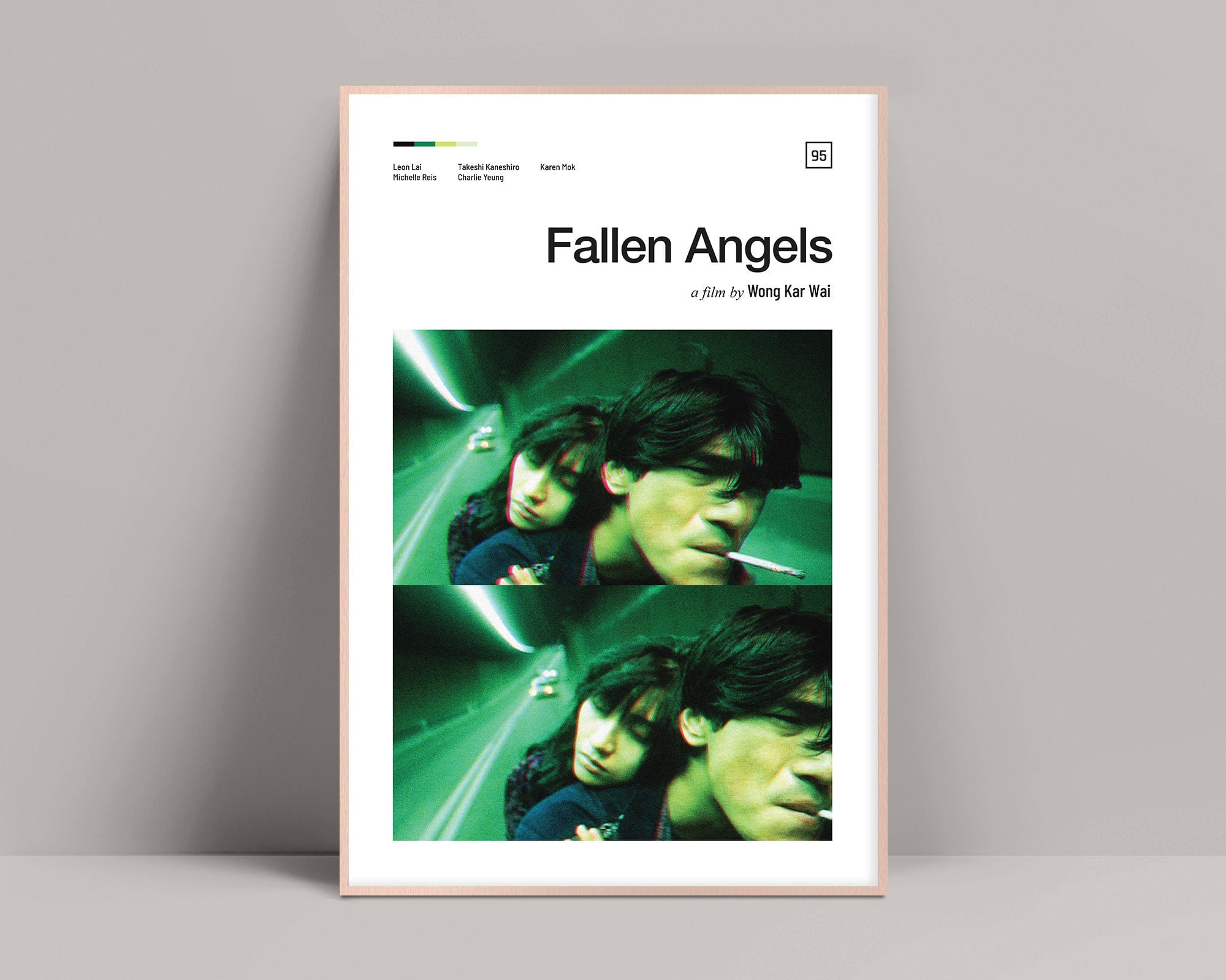 Poster Fallen Angels Poster , Wong Kar-Wai Movies, Takeshi Kaneshiro