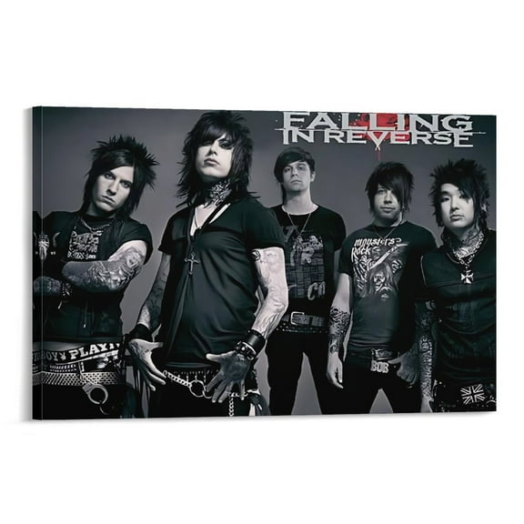 Poster Falling In Reverse Art Rocker Canvas Wall Art Poster Decorative Bedroom Modern Home Print Picture Artworks Posters 12x18inch(30x45cm)