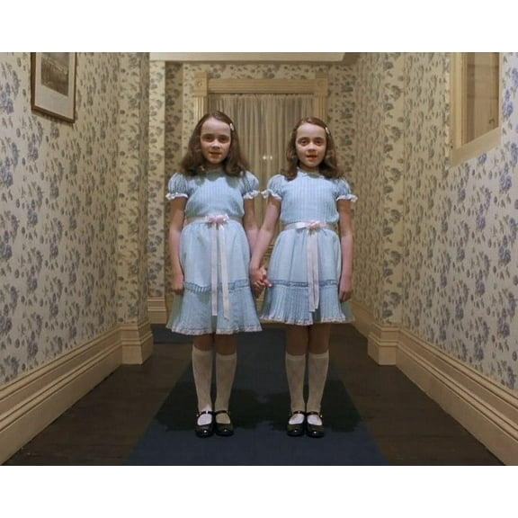 Poster Fam Lisa and Louise Burns The Shining 24"x 36" Framed Poster
