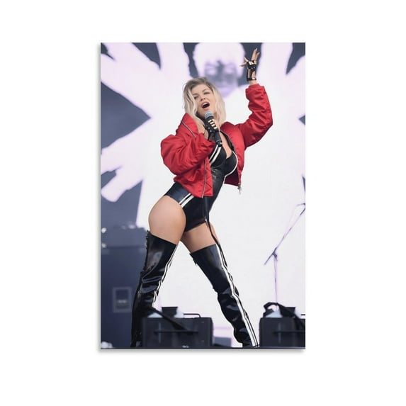 Poster Fergie Art Performer Wall Art Poster Scroll Canvas Painting Picture Living Room Decor Home 16x24inch(40x60cm)
