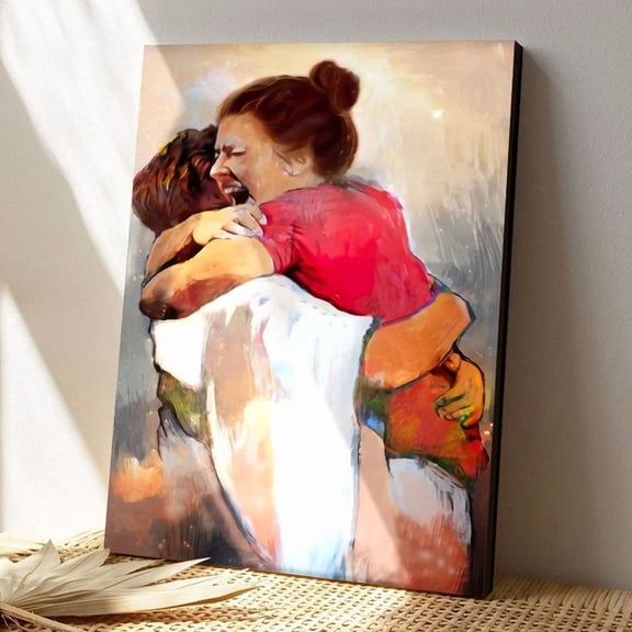 Poster First DayHeaven Painting I Held Him And Would Not Let Him Go Poster