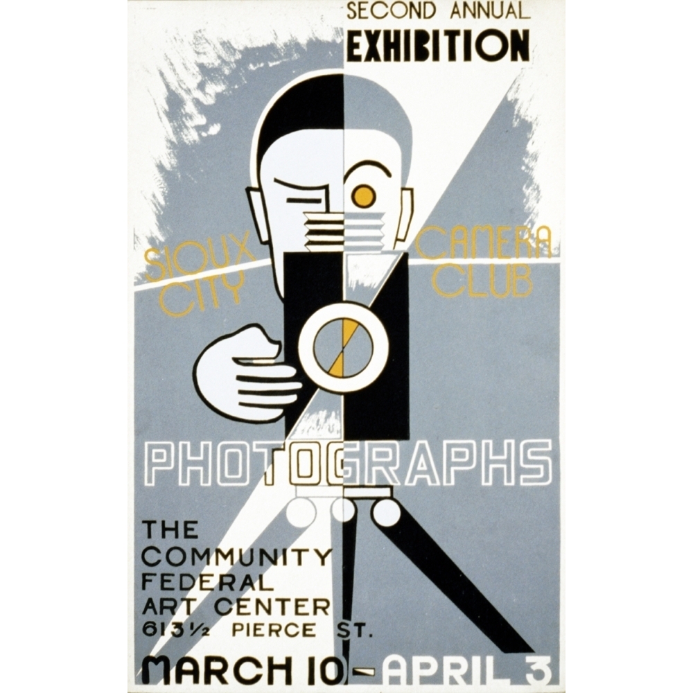 Poster For The Sioux City Camera Club'S Second Annual Exhibition Of ...
