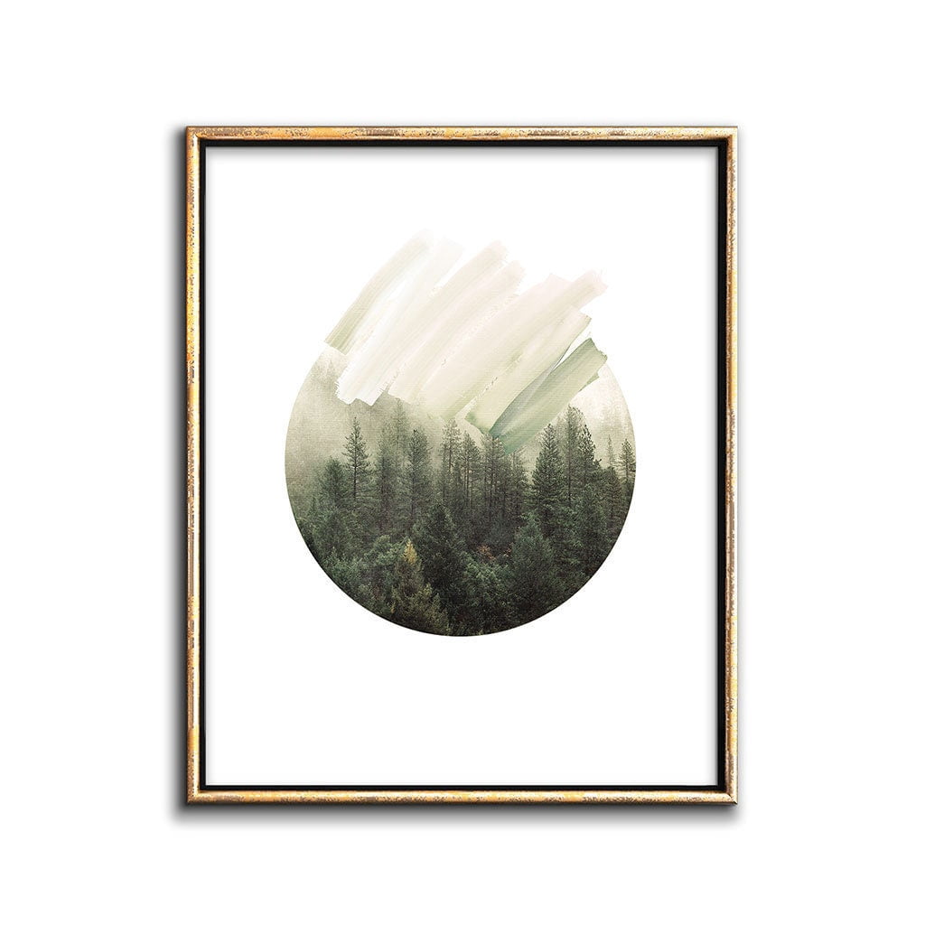 Poster Forest Wall Art Scandinavian Print able Art, Nordic Poster ...