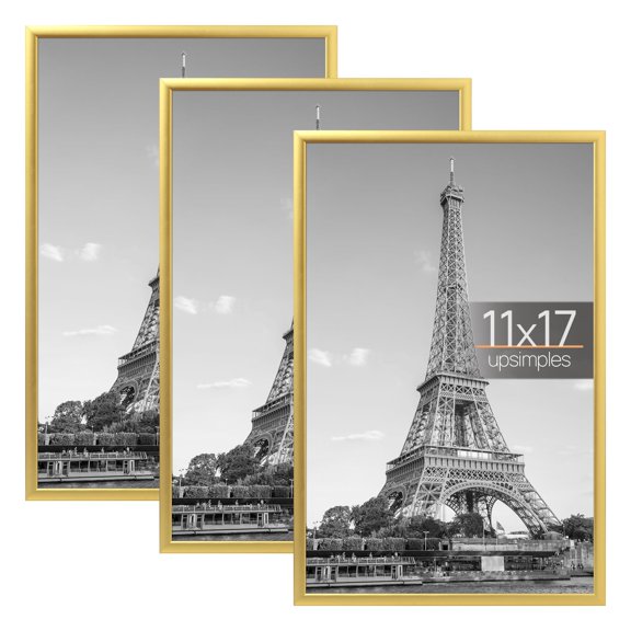 Poster Frame, Easy Slide-In Assembly,Gallery Wall Picture Frames Set for Family, Wedding, Christmas, Easy to Change Photos